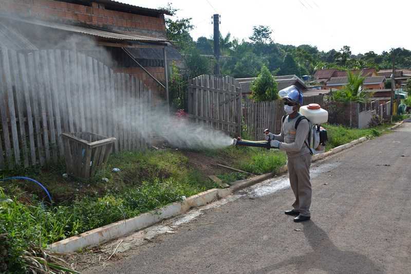 Borrifação combate a dengue - Foto: Wesley Cardoso