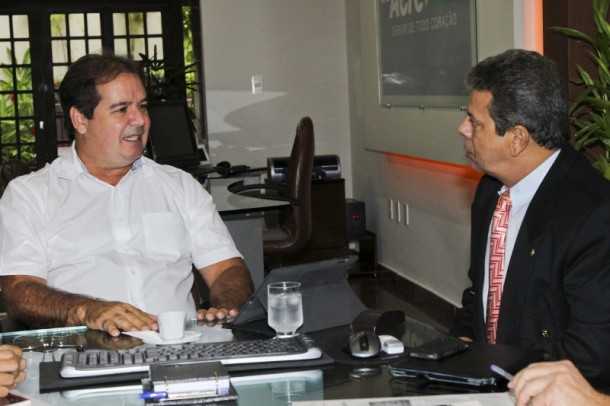 O deputado federal Thaumaturgo Lima participou da reunião com o governador Tião Viana (Foto: Gleilson Miranda/Secom)