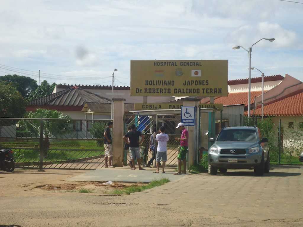 Em cobija, Hospital Roberto Galindo,pra onde as vítimas brasileiras foram levadas