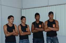 Representantes do projeto “Treinando Futuros Campeões”, na modalidade Boxe Chinês. Grupo foi um dos beneficiados em 2012 (Foto: Assessoria SEE)
