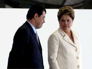 Dilma e senador Eduardo Braga Gustavo Miranda/27.06.2012