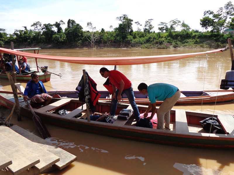 Drogsa estava escondida dentro de uma canoa usada para transportar pessoas - Foto: Raimari Cardoso