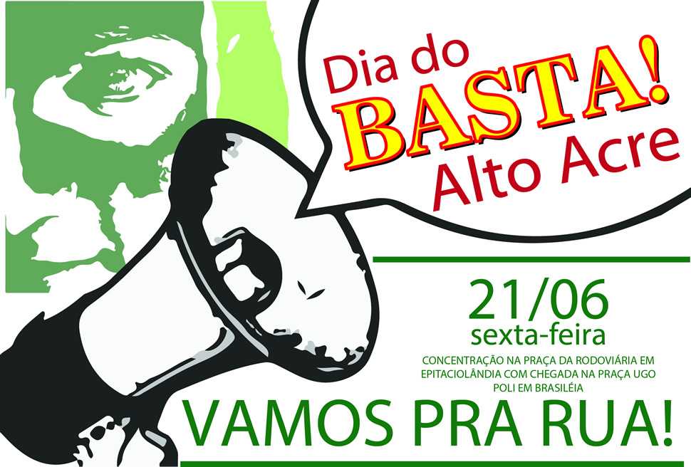 Um dos cartazes de divulgação do evento que estaria sendo arrancado - Foto: Divulgação