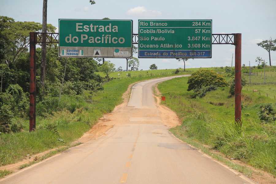 Estrada do Pacífico: Tráfego constante e pouca manutenção por parte do Estado do Acre - Foto: Alexandre Lima