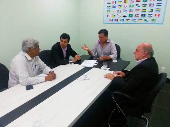 Humberto Filho esteve na quinta-feira em reunião com o presidente AMM, Raimundo Wanderlan Sampaio