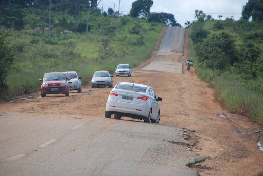 O motivo do possível fechamento da estrada do Pacífico são os trechos que necessitam de recapeamento/Foto: Cherlivan Cavalcante