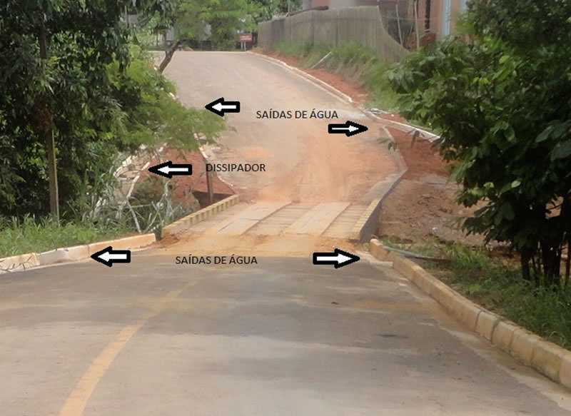 Foto do Depasa mostra como foi feito na ponte que liga os bairros José Hassem e José Mesquita - Foto: Depasa