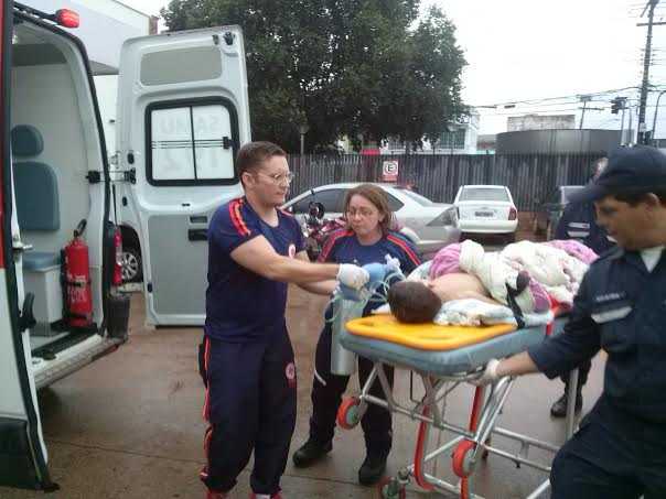 A criança foi reanimada por paramédicos do Serviço de Atendimento Móvel de Urgência (Samu)/Foto: Selmo Melo