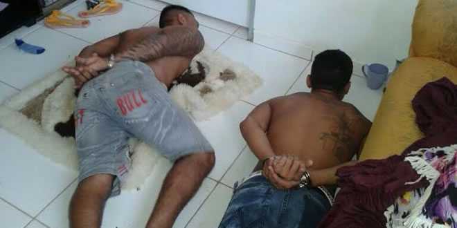 Polícia prendeu dois traficantes na Cidade do Povo/Foto: Reprodução WhatsApp