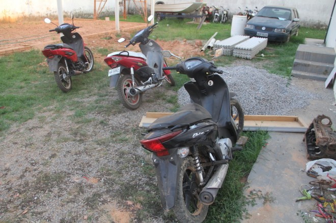 Duas das motos já foram devolvidas aos proprietários 