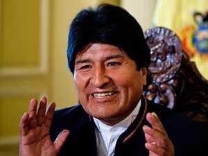 O presidente da Bolívia, Evo Morales, no Palácio Presidencial em La Paz (Foto: David Mercado/ Reuters)