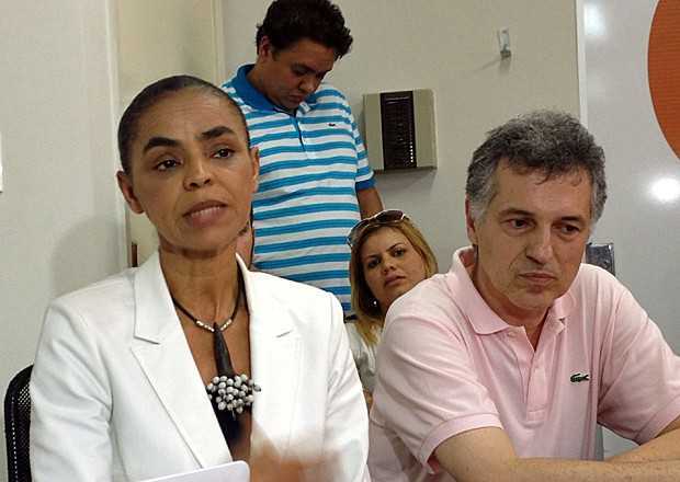 A ex-senadora Marina Silva falou sobre reforma ministerial durante a coletiva (Foto: Lucas Salomão/G1)