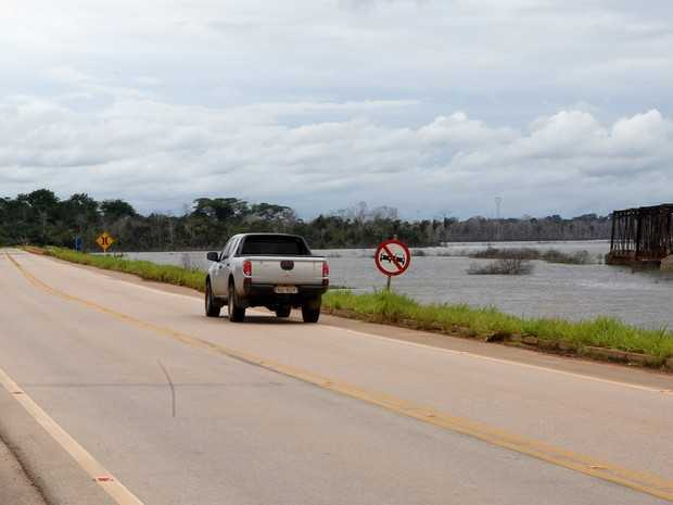 BR-364 está com tráfego normal entre Acre e Rondônia (Foto: Sérgio Vale/ Secom)