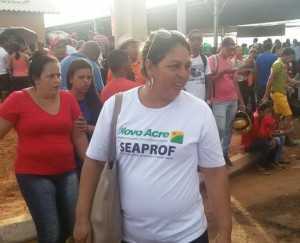Seaprof era secretaria com o maior número de servidores na solenidade com Dilma/Foto: ContilNet Notícias