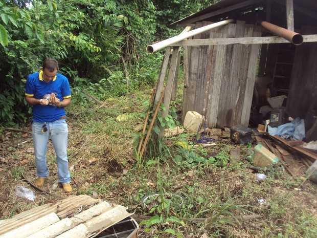 Pesquisadores coletaram solo ao redor de casas onde DDT era aplicado e também onde foi armazenado (Foto: Divulgação)