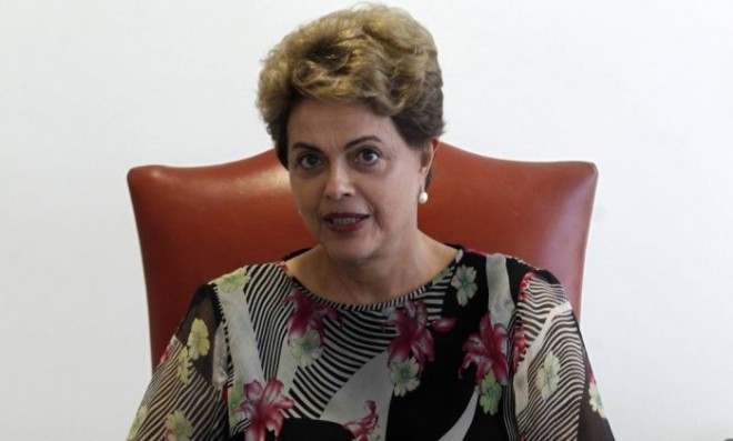 A presidente Dilma Rousseff concede entrevista no Palácio do Planalto - Givaldo Barbosa / Agência O Globo