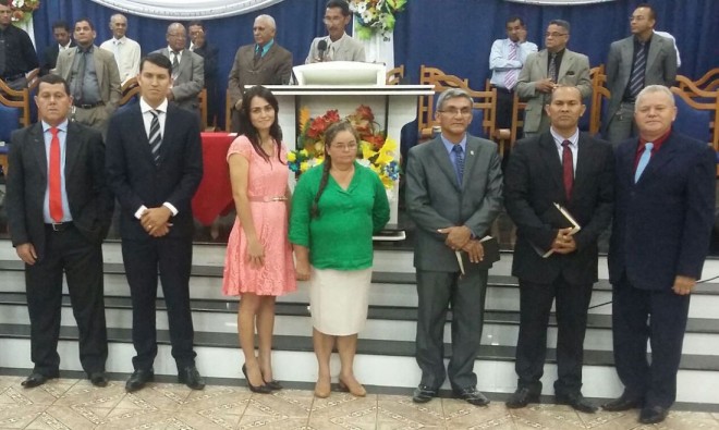 Nova diretoria da Assembleia de Deus em Epitaciolândia.