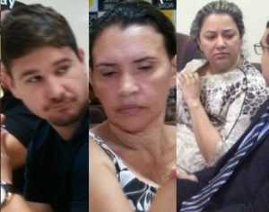 Diretor social Marcos Huck e as servidoras Cícera Silva e Rossandra Lima também foram presos