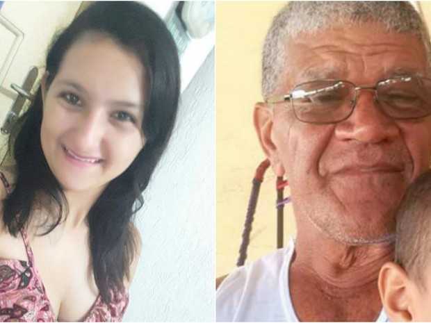 Rairleny Ganum da Silva, de 19 anos, e Arnaldo Reis Praxedes, 63 anos, desaparecem no dia 2 de junho (Foto: Arquivo Pessoal)