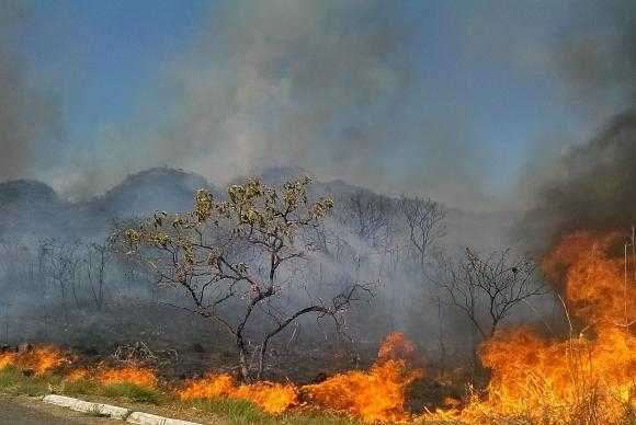 De acordo com o Inpe, o tempo quente e seco pode agravar a situação das queimadas no paísArquivo/José Cruz/Agência Brasil