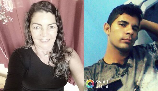 Maria Celi Almeida (à esquerda) e Roberclaudio Silva (à direita) morreram em acidente de moto (Foto: Reprodução/Facebook)
