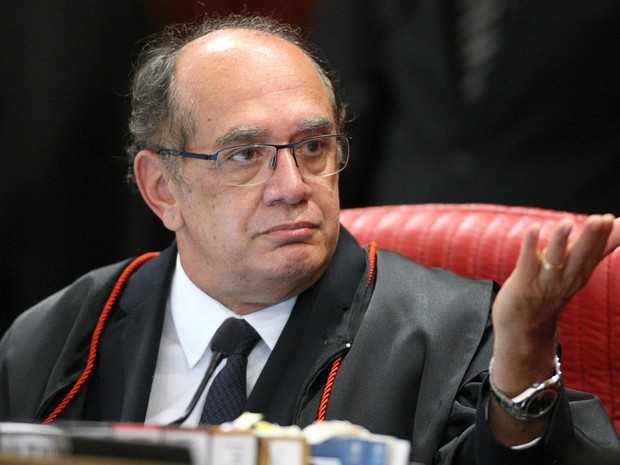 Ministro Gilmar Mendes, durante sessão plenária do TSE. Brasília-DF (Foto: Roberto Jayme/ SCOI /TSE)