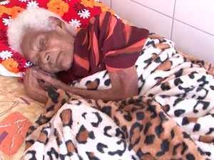 Idosa de 126 anos mora em abrigo na Bahia. (Foto: Reprodução/ TV Bahia)