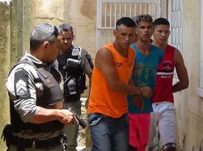 Felismon, Samuel e Francico são acusados de planejar e matar o jovem Lucas em maio passado - Foto: Almir Andrade