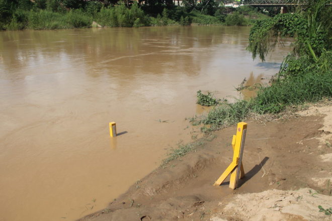 Rio Acre subiu pouco mais de 3 metros nas últimas 12 horas, mas, deu sinal de vazante - Foto: Alexandre Lima