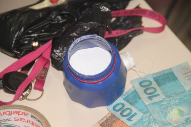 Cocaína apreendida na casa de José - Foto: Alexandre Lima