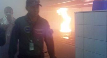 Princípio de incêndio atinge restaurante do aeroporto da capital