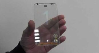 Empresa apresenta protótipo de smartphone transparente