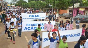 Prefeitura de Epitaciolândia realiza caminhada de Enfrentamento a Violência e exploração Infanto – juvenil