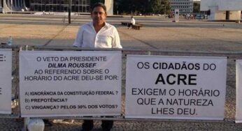 João Correia faz greve de fome pelo retorno do horário do AC