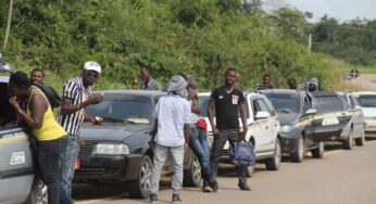 PRF para taxis na ‘Estrada do Pacífico’ com lotação excessiva de haitianos