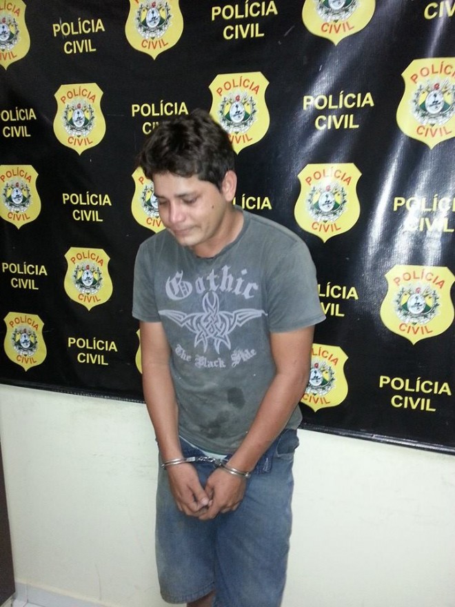Jardel Pereira da Silva, que chegou a chorar na delegacia, é considerado de alta periculosidade e procurado por assalto no estado do Rio Grande do Norte (RN)