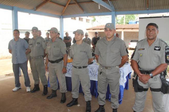     Regional do Alto Acre passa a ter novos 1º Sargentos e Tenente, graduados por tempo de serviço na PM do Acre - Foto: Alexandre Lima