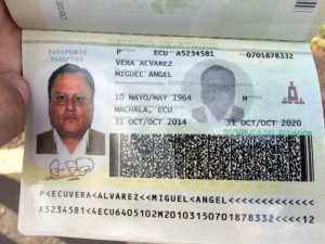 Equatoriano Miguel Angel, 50 anos, natural de Machala. Ele foi preso na BR 317.