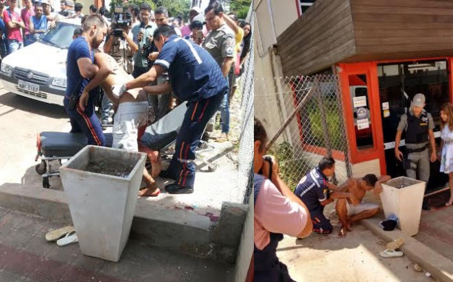 O Samu foi acionado - assim como a Polícia Militar, que realizou buscas nas imediações - e levou a vítima ao Pronto Socorro de Rio Branco