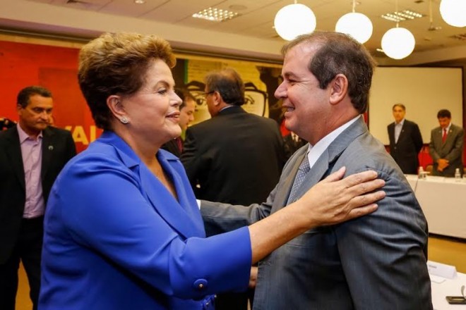 Tião Viana durante encontro com Dilma/Foto: Ascom