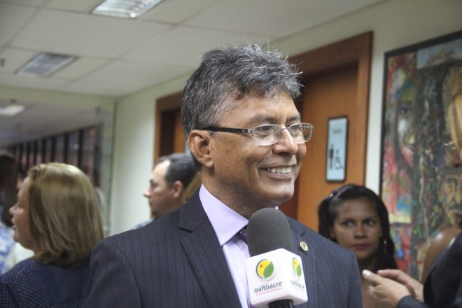 Deputado Antonio Pedro (DEM), foi eleito pela regional do Alto Acre, da cidade de Xapuri - Foto: Alexandre Lima
