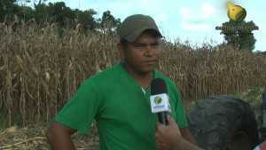 Agricultor, Josué de Oliveira Elias contou com todo apoio do Município - Foto/captura