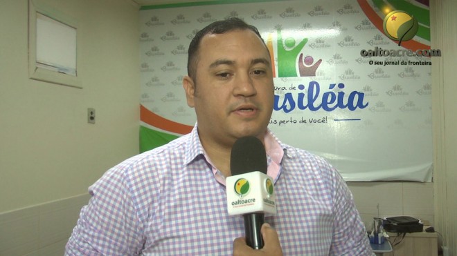 Josué Willian Andrade, Secretário de Finanças do Município de Brasiléia - Foto/Captura
