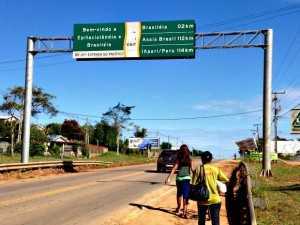 Entrada de Epitaciolândia e Brasileia, na fronteira com a Bolívia e que dá acesso também ao Peru; corredores da droga / Foto: Veriana Ribeiro