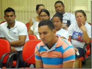 Elivan durante julgamento em Xapuri/Foto: Raimari Cardoso
