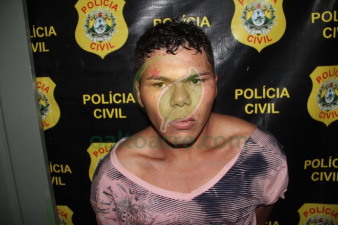 Deibson tem extensa ficha criminal e vinha sendo procurado pela justiça acreana, além de praticar crimes em solo boliviano - Foto: Alexandre Lima