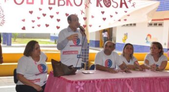 Brasiléia realiza Campanha Outubro Rosa com funcionários da Educação e Ação Social