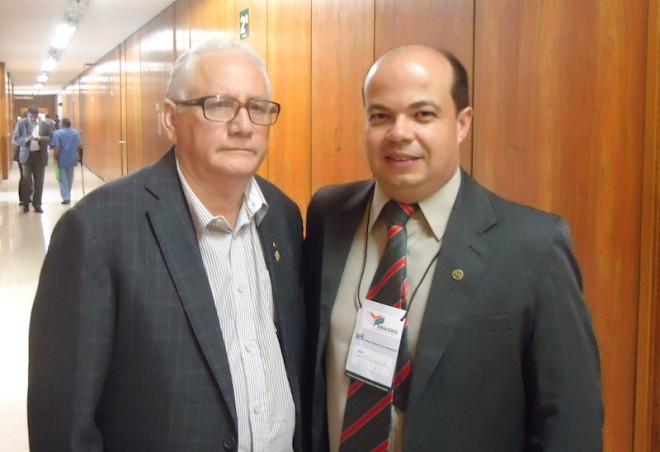 Raimundo Barros e João Jornada, durante evento em Brasília/DF