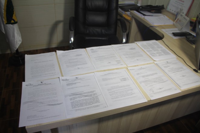 Documentos enviados ao Governo do Acre pedindo ajuda para o Município de Brasiléia como um todo.
