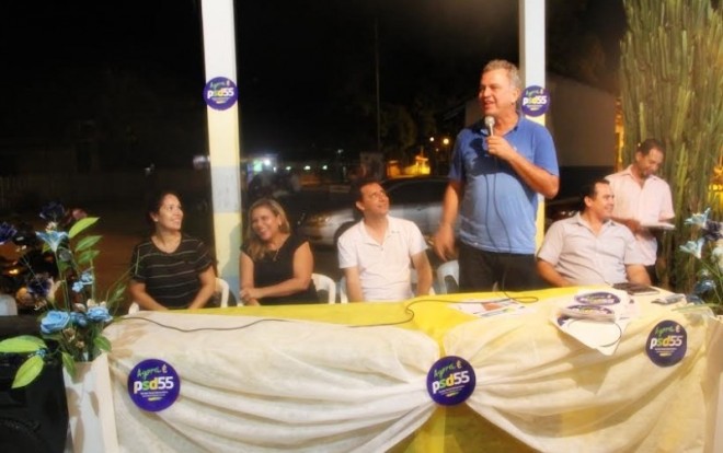 Petecão durante encontro com lideranças do PSD em Epitaciolândia